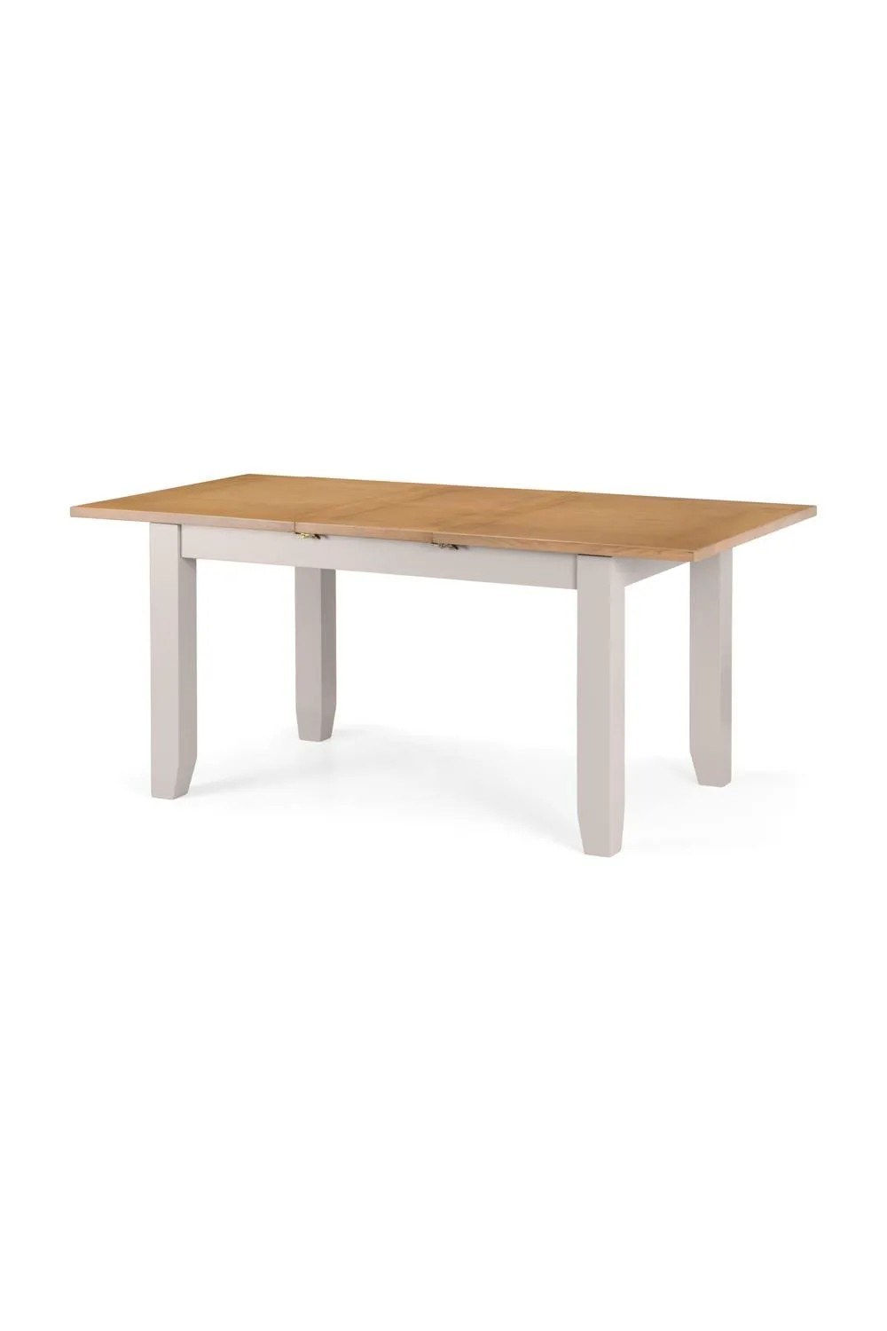 Julian Bowen Richmond Rectangular Extending 4-6 Seater Dining Table in Light Grey 6