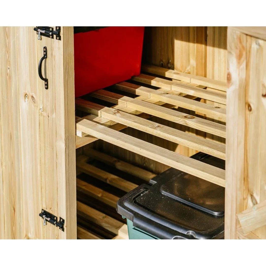 Buttercup Farm Chatburn 4 Box Store - Timber - Fits 4 x Boxes in Brown 5