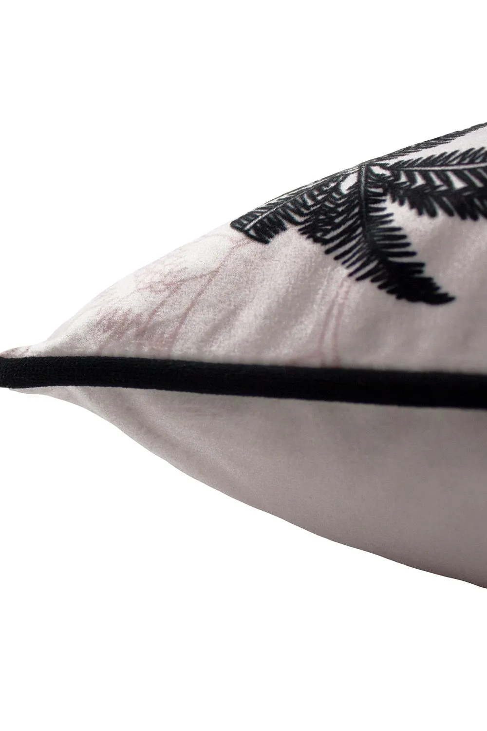 Paoletti Tropical Cheetah Printed Piped Cushion in Pink 4
