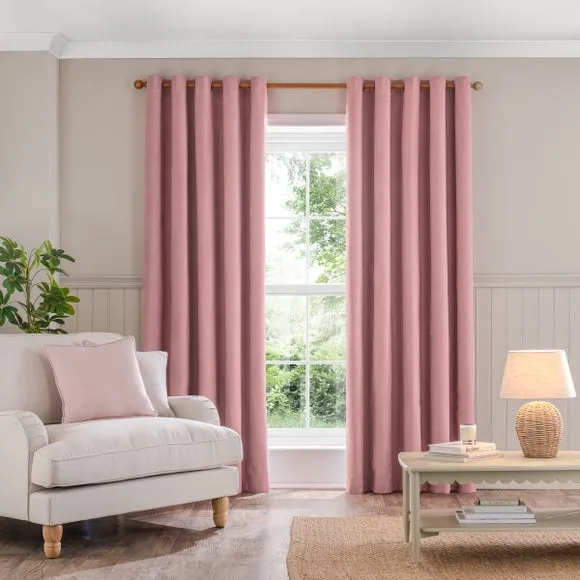 Luna Brushed Eyelet Curtains (Blackout Available) 2