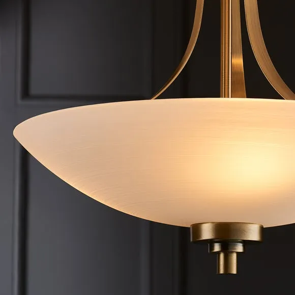 Return - Vogue Welles 3 Light Semi Flush Ceiling Light 2