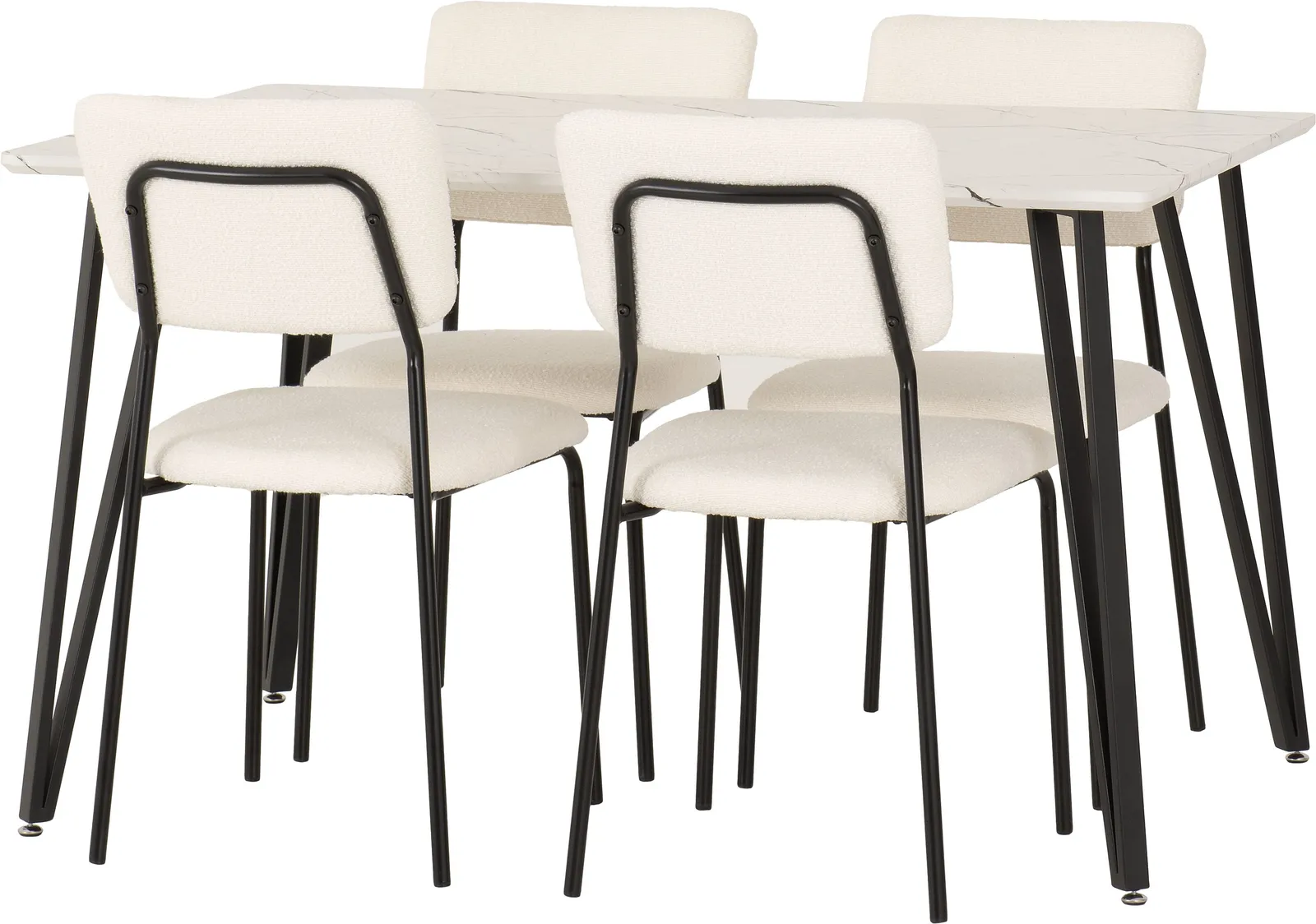 Seconique Marlow & Sheldon Dining Set in Ivory 3