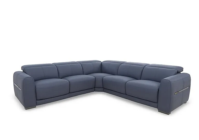 Edison Large Leather Corner Sofa