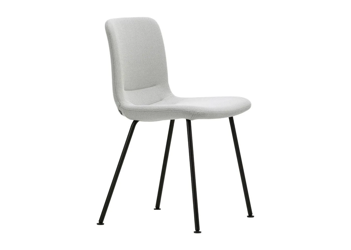 Vitra Hal Soft Tube Chair Dumet Pebble Meland Basic Dark Legs