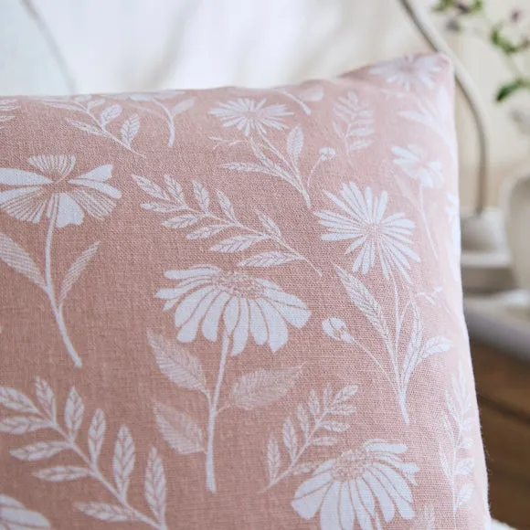 Timeless Floral Cotton Square Cushion Cover 2