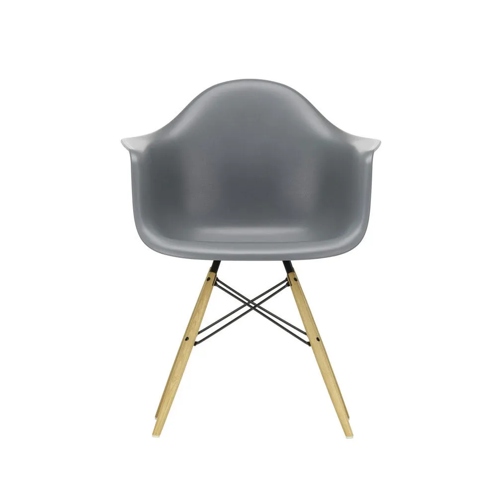 Vitra Eames DAW Armchair New Height Granite Grey Ash Honey Base 2
