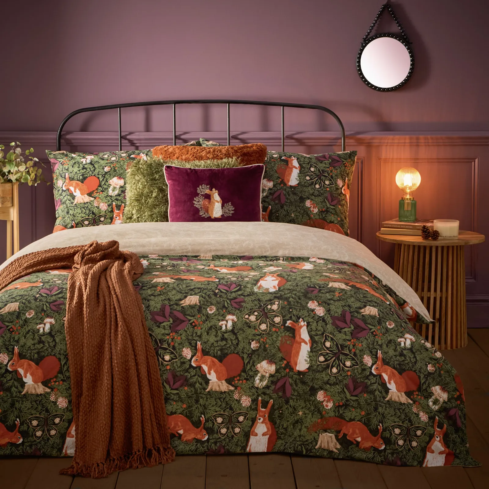 Furn Pineberry Forest Woodland Duvet Set