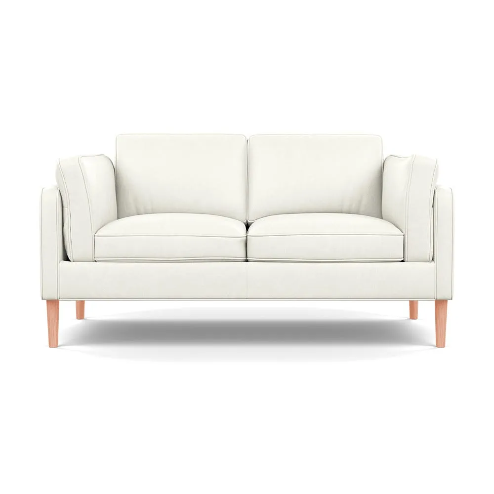 Heal's Sonno 2 Str Sofa Linea Leather White 634 Natural Feet 1