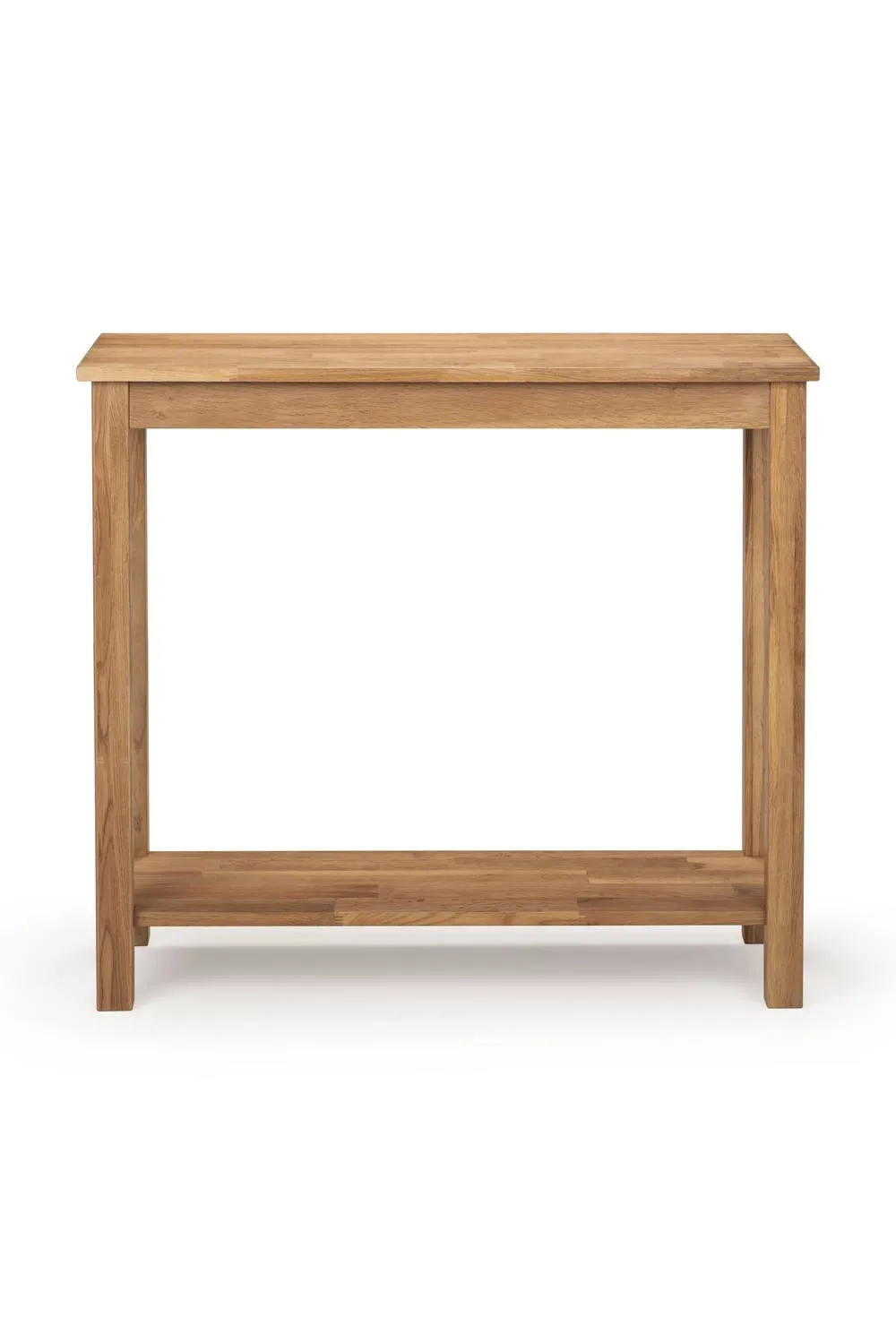 Julian Bowen Coxmoor Console Table with Shelf in Light Oak 4