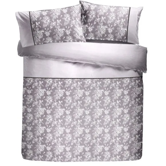 Dreams n Drapes Woven Jasmine Duvet Cover and Pillowcase Set 2