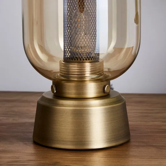 Safi Mesh Detail Touch Dimmable Table Lamp 3