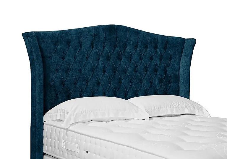 Artisan Collection Haven High Floor Standing Headboard - Double - Daytona Ocean