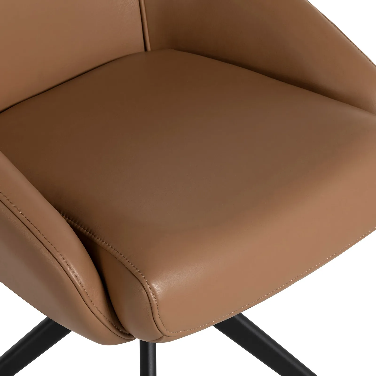 Allier Dining Chair, Brown Leather | Barker & Stonehouse 6