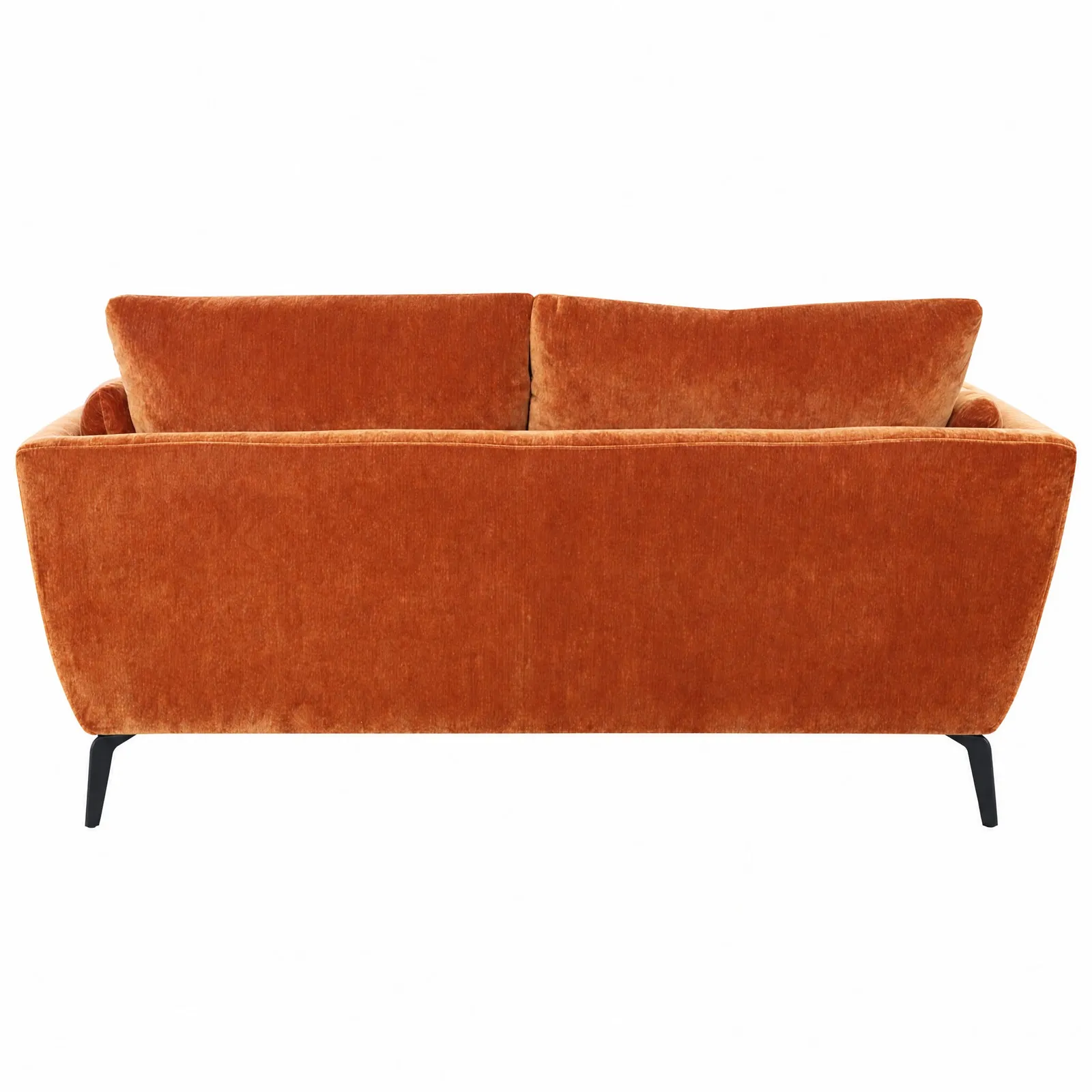 Boone 2 Seater Sofa, Orange Velvet | Barker & Stonehouse 3
