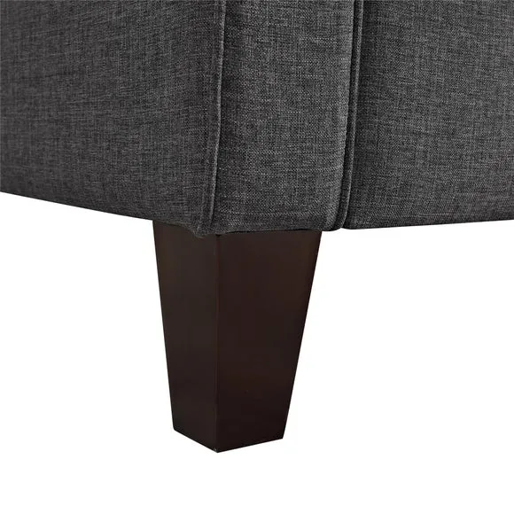 Luke Linen Sofa, Grey 5