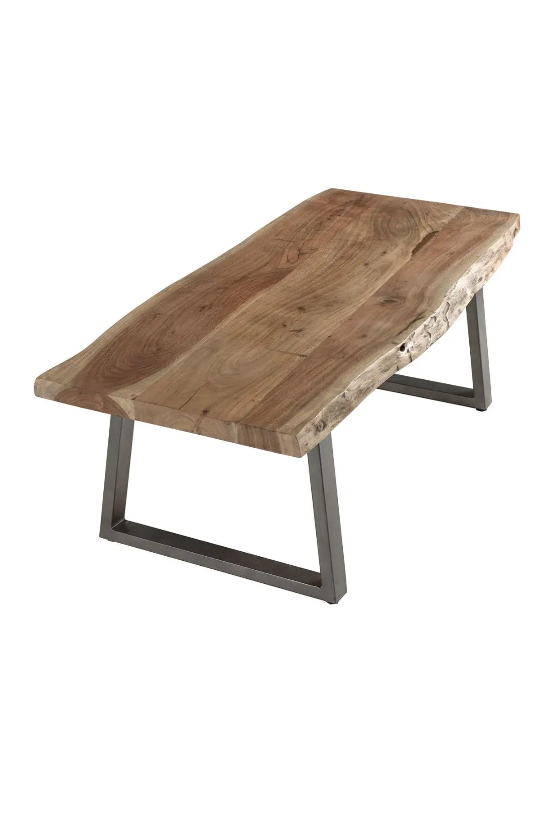IH Design Wollaston Natural Essential Live Edge Coffee Table in Brown