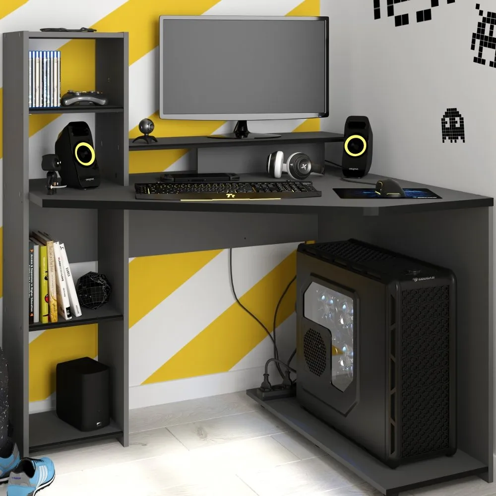 SetUp Corner Grey Gaming Desk