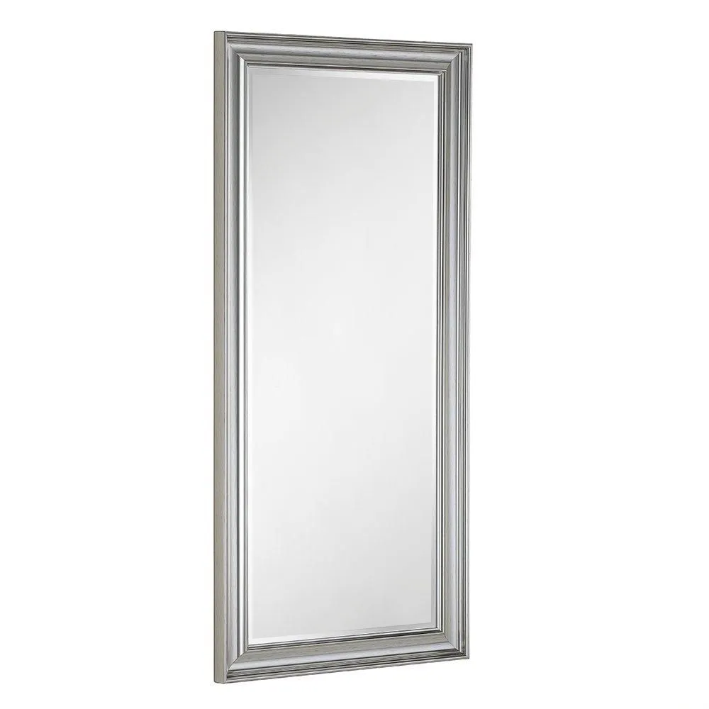 Yearn Mirrors Yearn Scooped Silvery Champagne Full Length Mirror 168.5x77cm in Silver 2