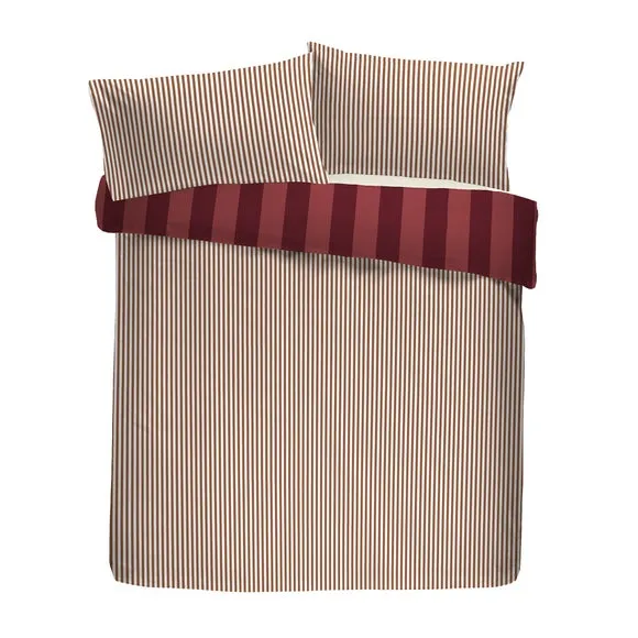 Laurence Llewelyn-Bowen Festivo Circus Stripe 100% Cotton Duvet Cover & Pillowcase Set 5