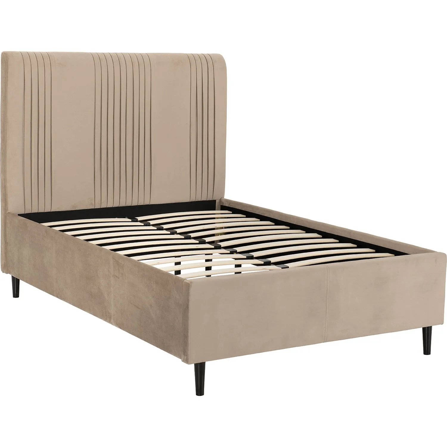 Seconique Maine 4'6" (Double) Bed in Taupe 3