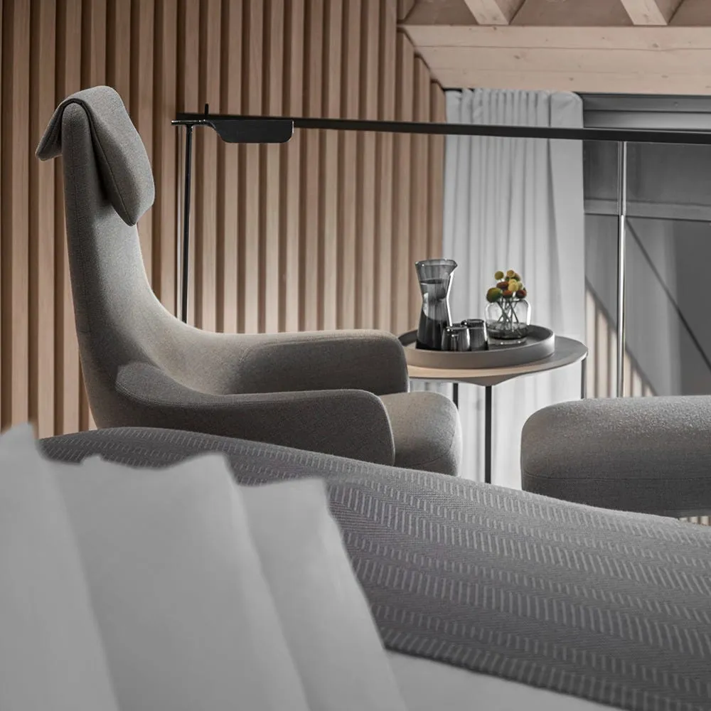 Vitra Repos Armchair Premium Leather Jade Powder Coated Base Glides for Hard Floor 4