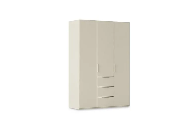 Haven 151cm 3 Door Combi Wardrobe with Décor Doors
