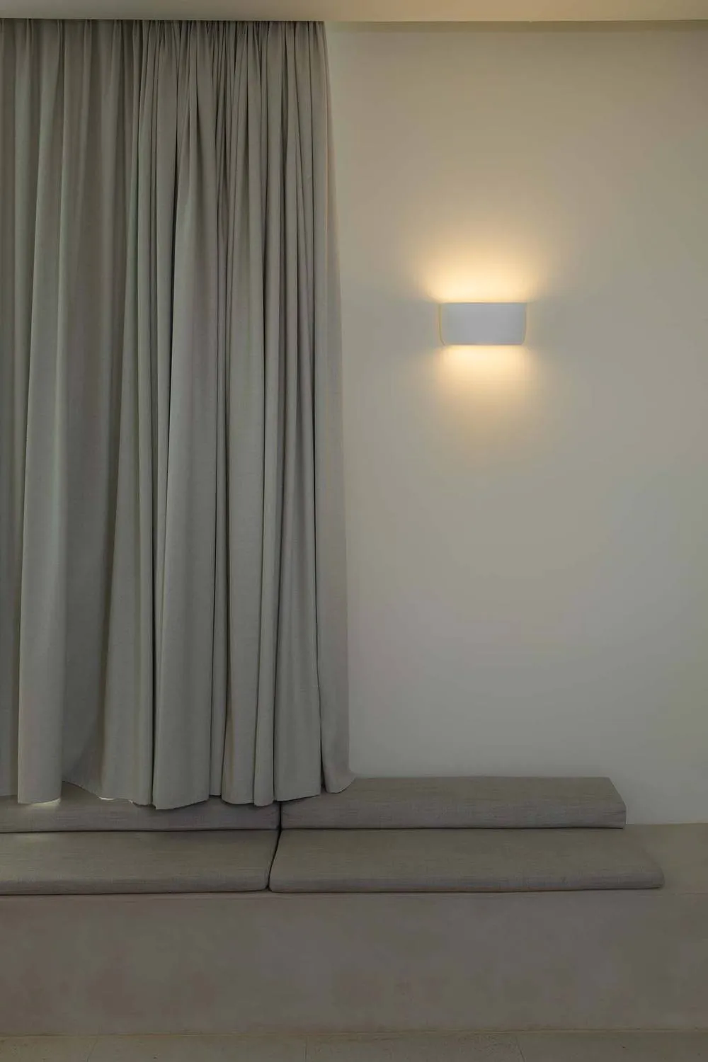 Netlighting Kappu Plaster Wall Lamp White 2x E14 2
