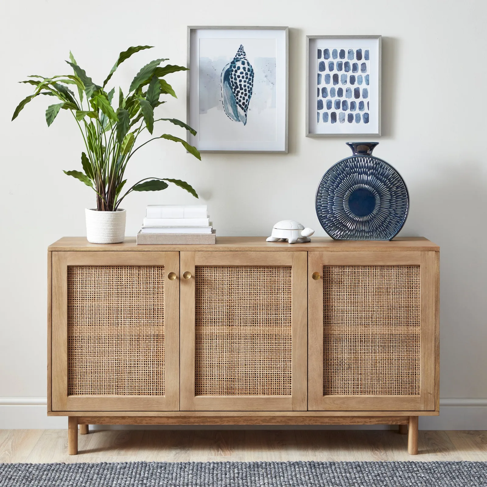 Indi Large Sideboard Brown