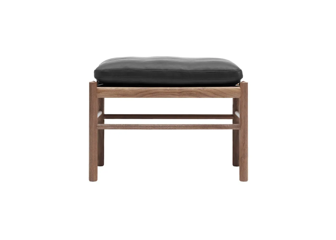 Carl Hansen & Son OW149F Colonial Footstool Oiled Walnut Upholstered in Thor 301 1