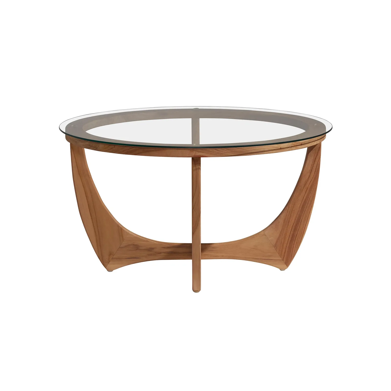 Yves Coffee Table, Round, Teak Wood | Barker & Stonehouse 4