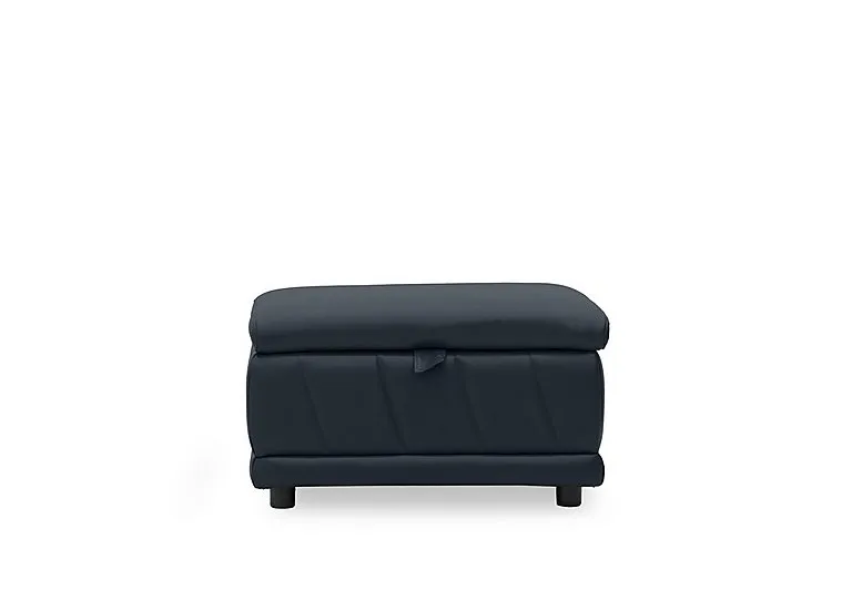 Genius Leather Storage Footstool