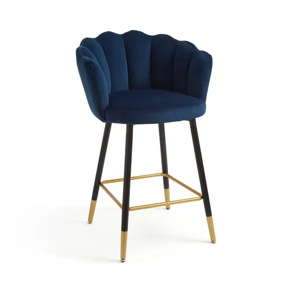 Vivian Counter Height Bar Stool, Velvet 6