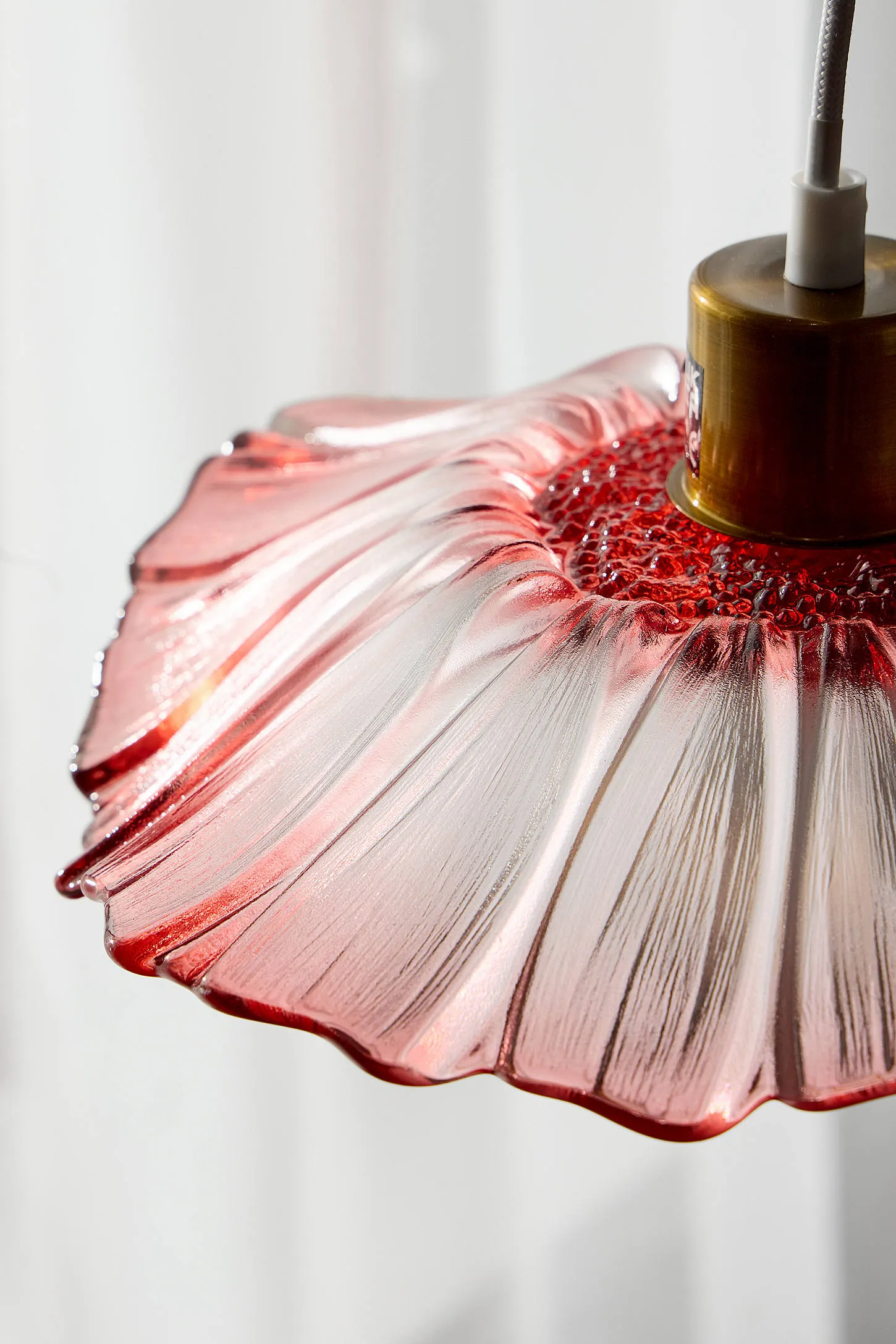 Flower Plug In Pendant Lamp - Pink 2