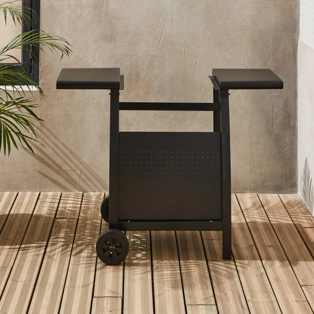 sweeek Trolley for gas plancha Porthos 2 burners in Black
