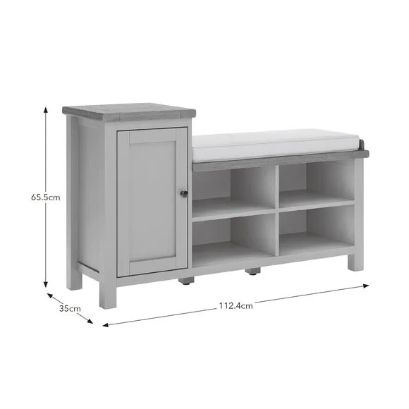 Olney Hallway Shoe Storage Bench 5