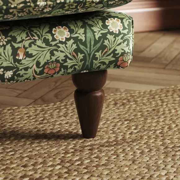 Jolene William Morris Blackthorn Print Velvet 2 Seater Sofa 5