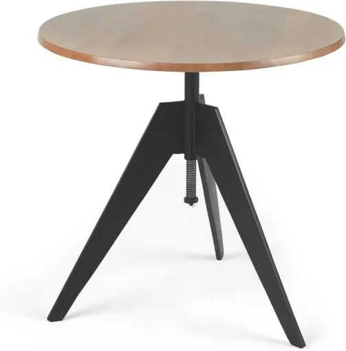 Javier Compact Swivel Dining Table, Mango Wood