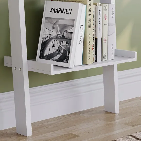 York 4 Tier Ladder Bookcase 5