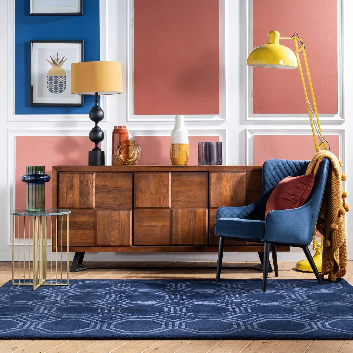 Navarro Pisa Caro Sideboard, Brown Oak | Barker & Stonehouse 2