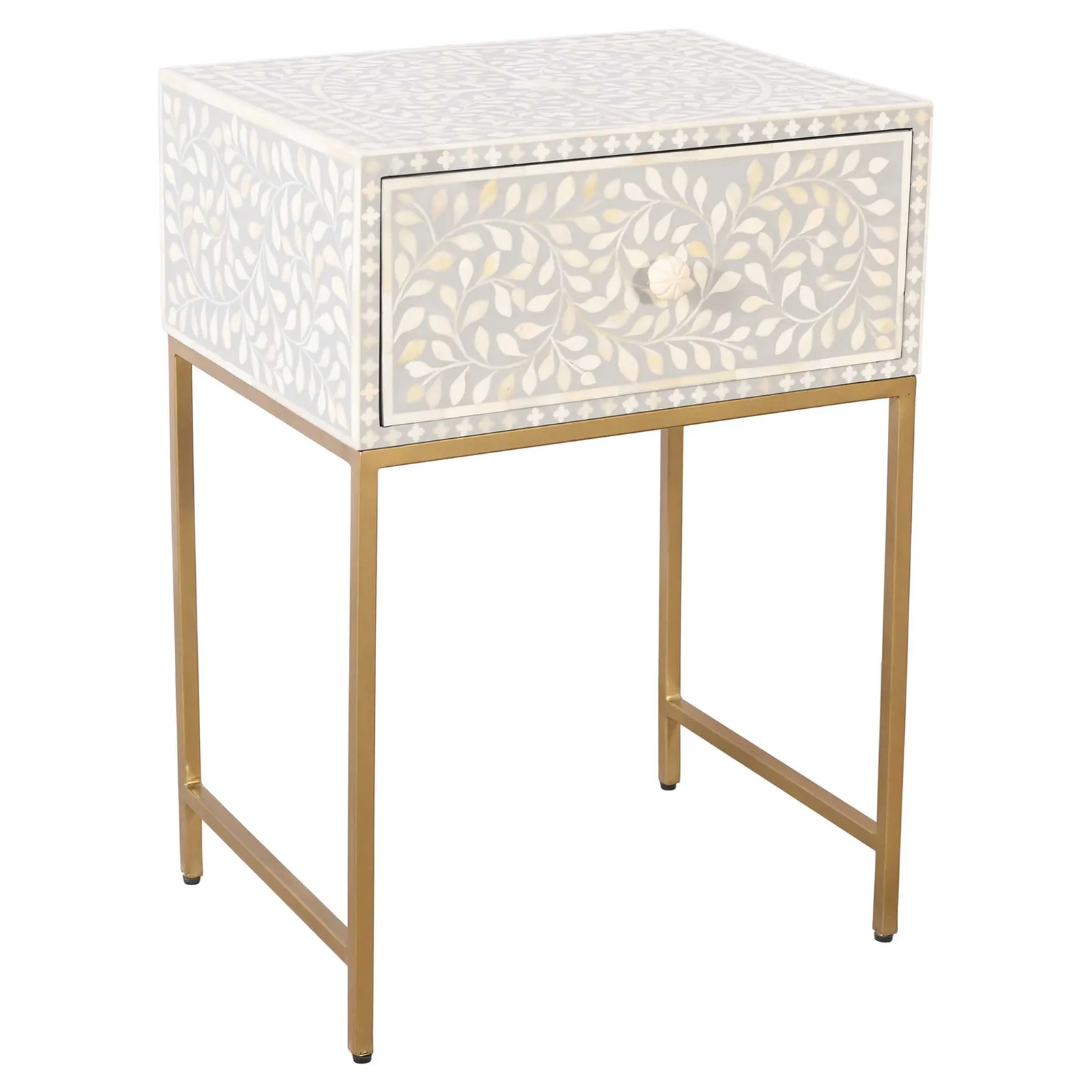 Bette Bedside Table, Grey | Barker & Stonehouse