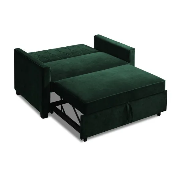 Serena Velvet 2 Seater Sofa Bed 4
