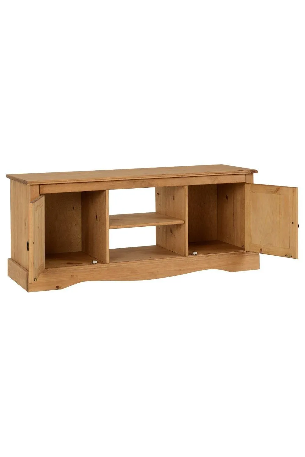 Seconique Corona 2 Door 1 Shelf Flat Screen TV Unit in Natural 3