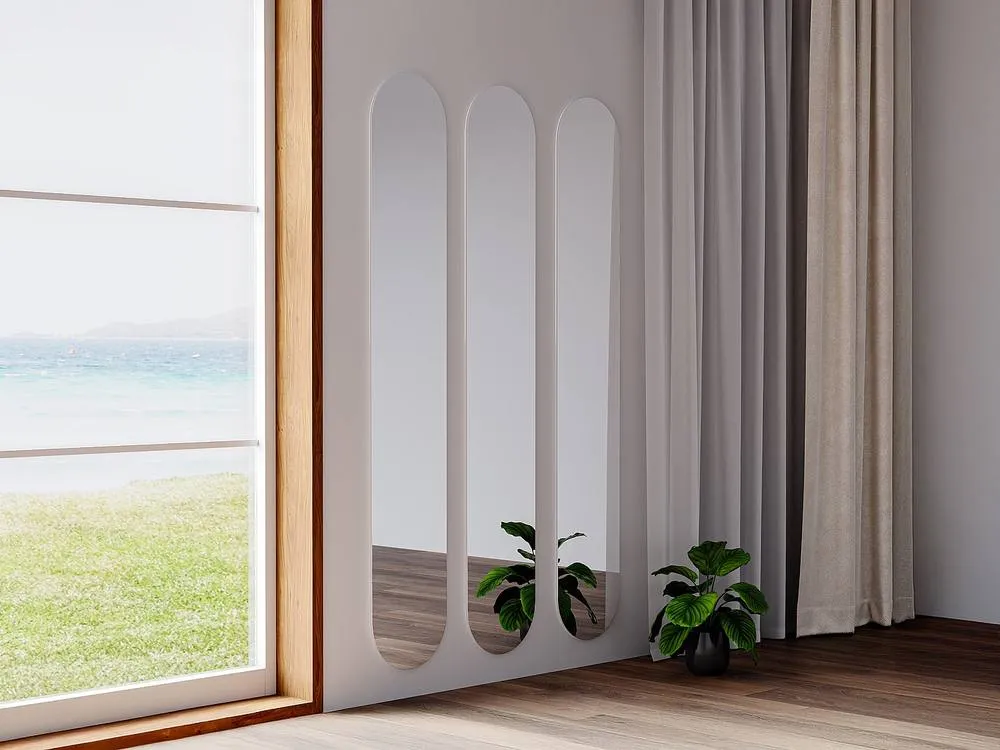 Vente-unique Oval Wall Mirror - L30 X H175 Cm - KANXI in Clear 6