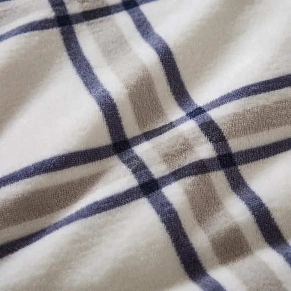Maven Check Fleece Duvet Cover & Pillowcase Set 5
