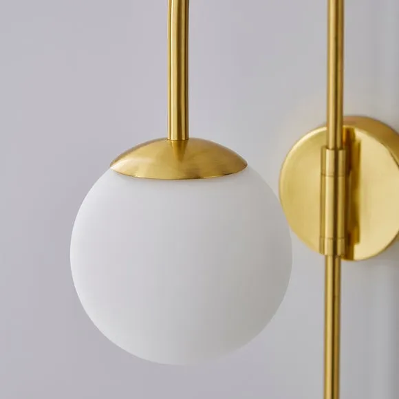 Eniola Gold Plug In Wall Light 3