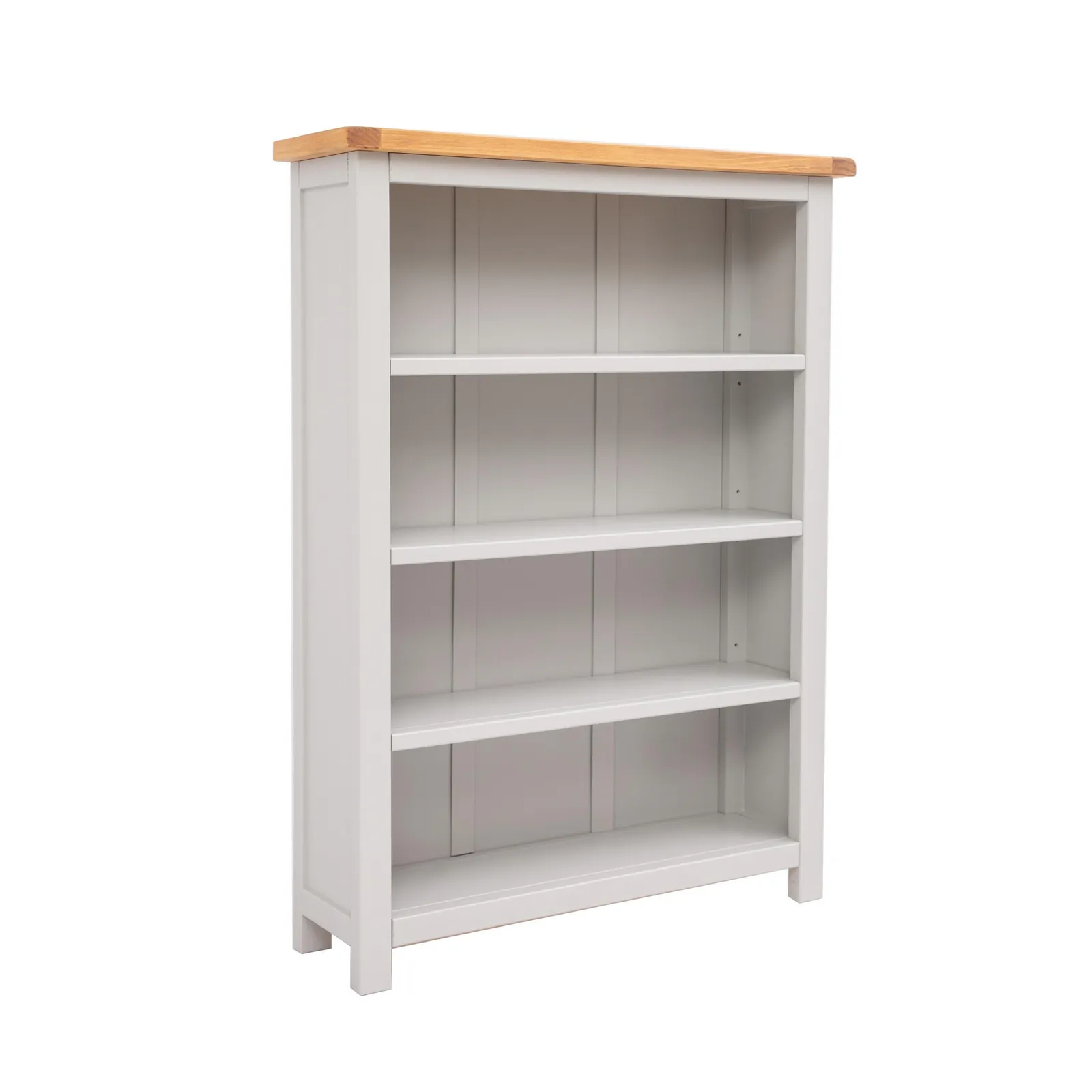 Cabinet Bits Bookcase 120x90x25cm in Light Grey 2