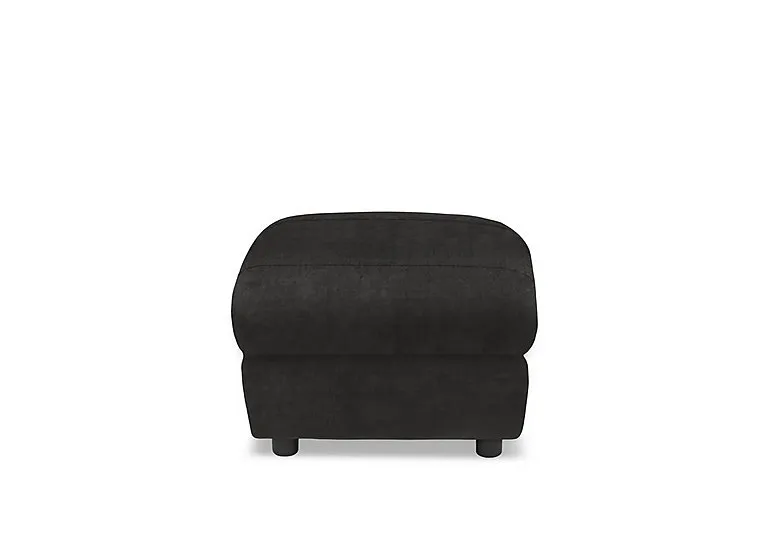 Raven Fabric Footstool - Manhattan Indigo - Living Room Furniture - In Time for Christmas
