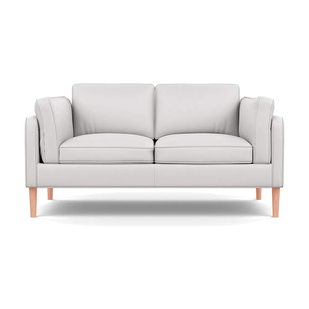 Heal's Sonno 2 Str Sofa Grain Leather White 000 Natural Feet 1
