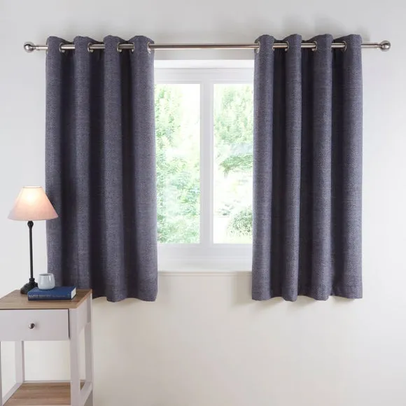Churchgate Swithland Herringbone Eyelet Curtains (Blackout Available) 5