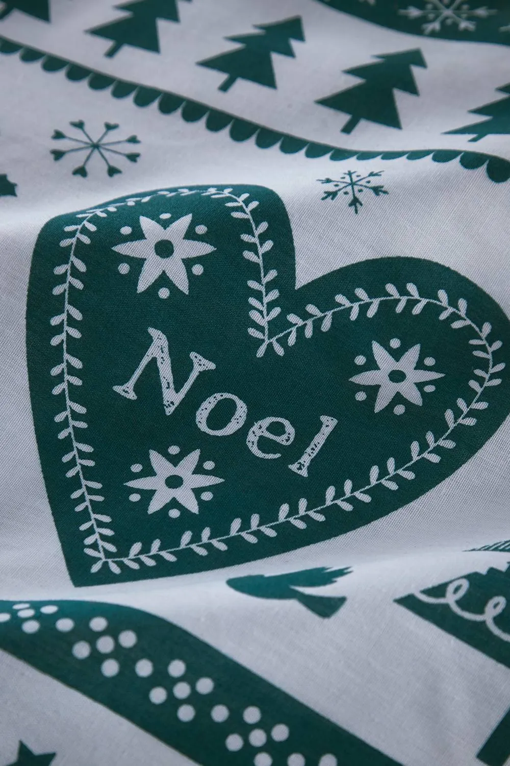 Portfolio Home Noel Christmas Duvet Cover Set in Teal 4